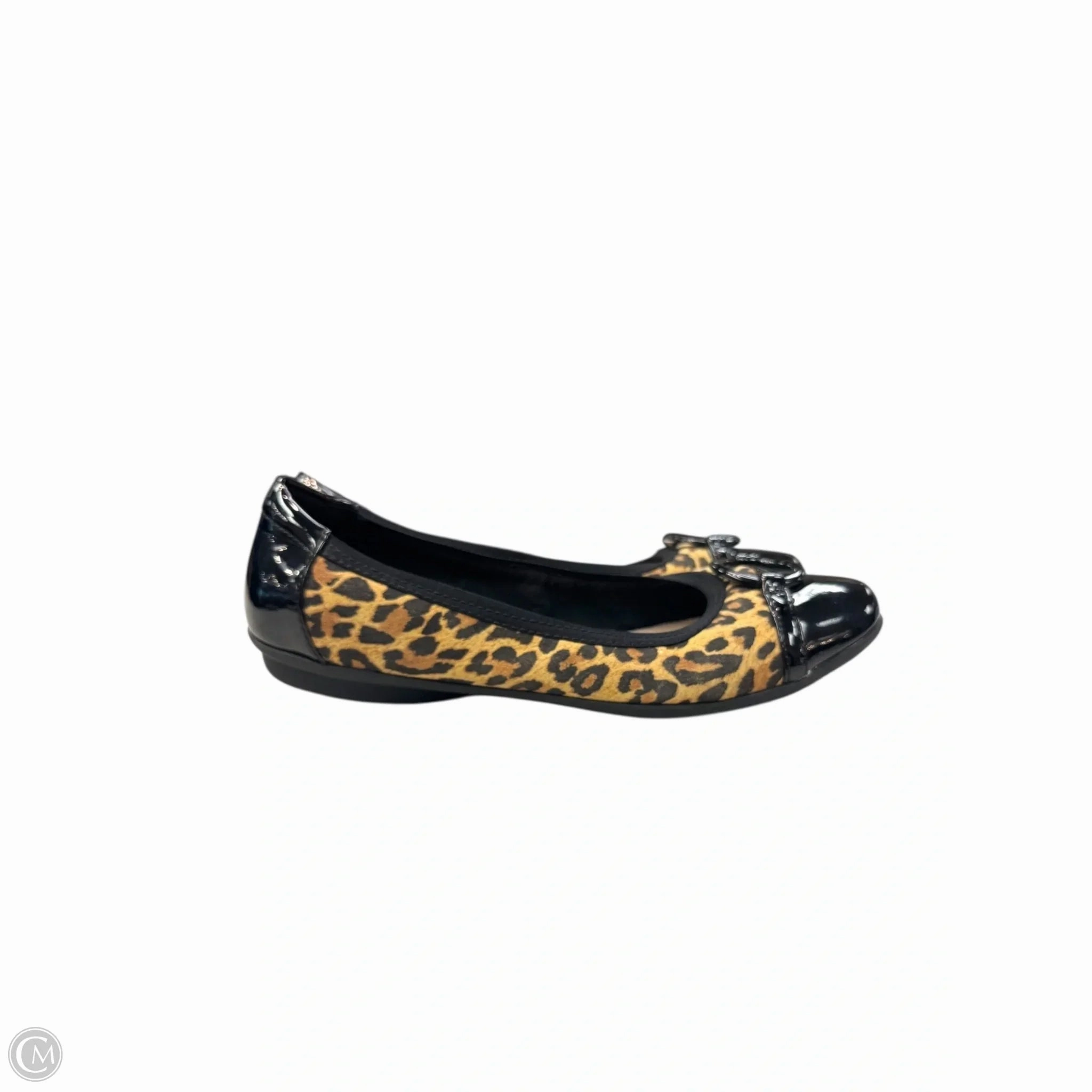 Shoes Flats By Clarks In Leopard Print, Size: 7.5 Clarks leather shoes for daily wear