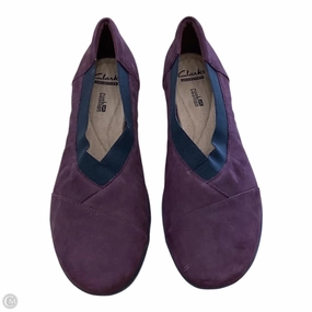 Shoes Flats By Clarks In Maroon, Size: 10 Clarks leather shoes for daily wear