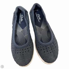 Shoes Flats By Clarks In Navy, Size: 6 Clarks leather shoes for daily wear