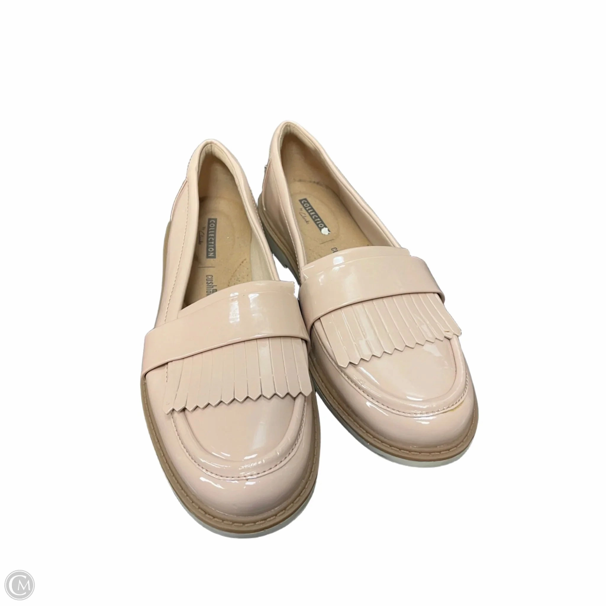 Shoes Flats By Clarks In Pink, Size: 6.5 Leather Footwear