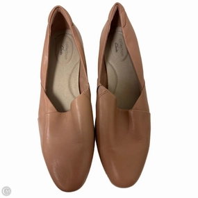 Shoes Flats By Clarks In Pink, Size: 9.5 Clarks leather shoes for daily wear