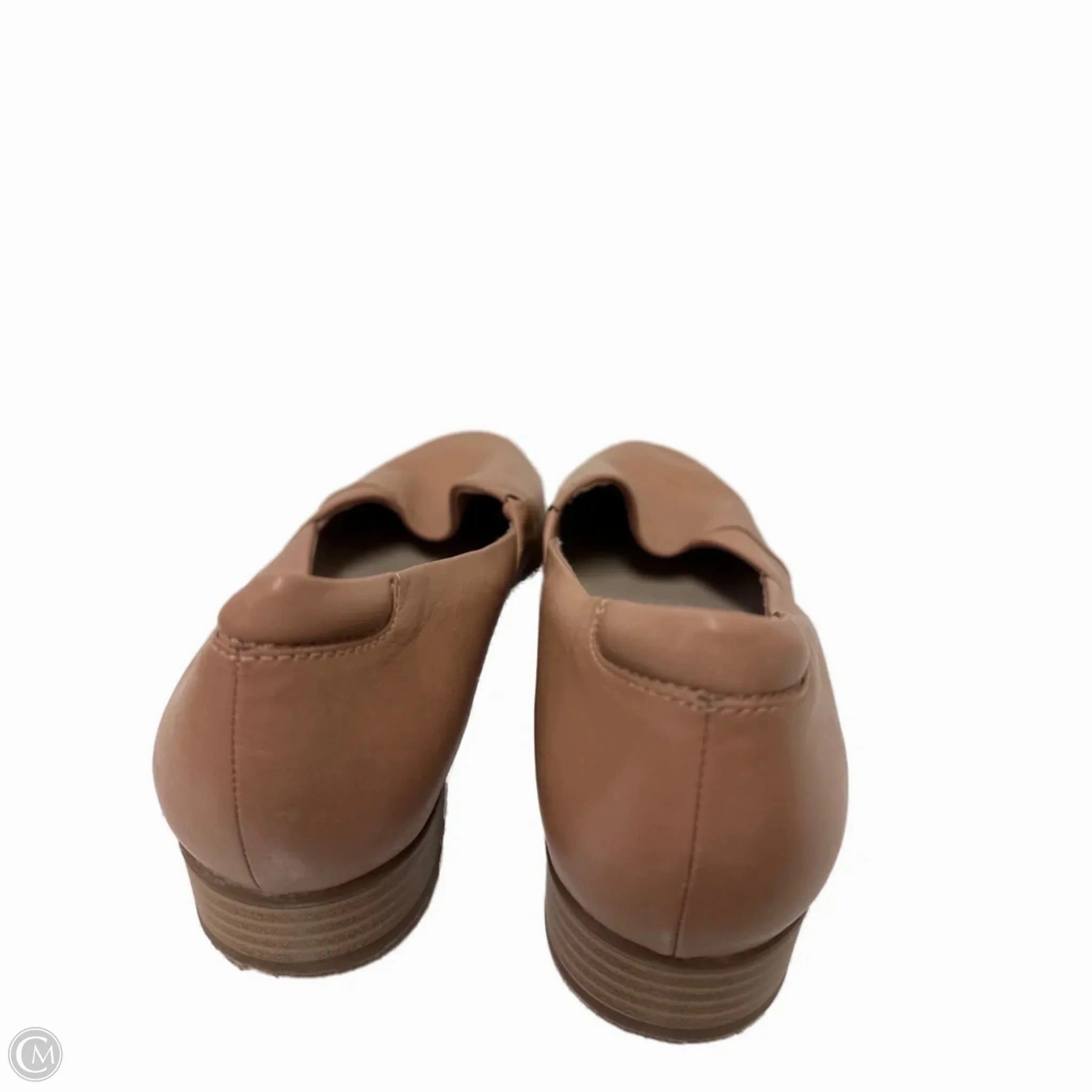 Shoes Flats By Clarks In Pink, Size: 9.5 Leather Footwear