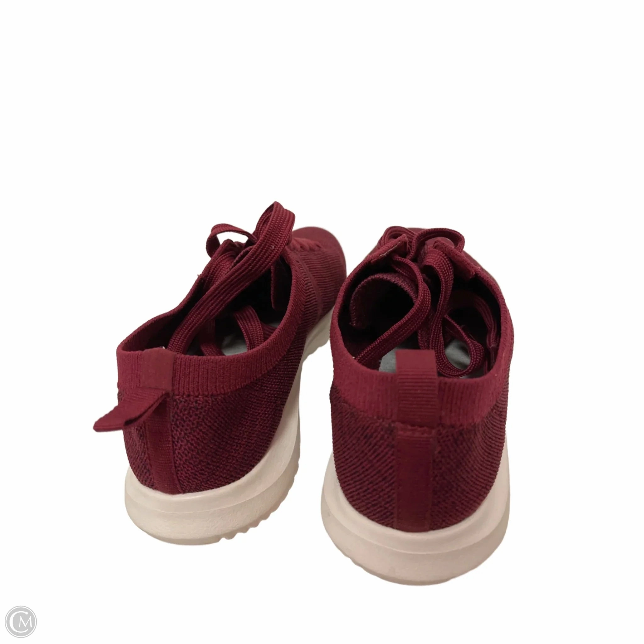 Shoes Flats By Clarks In Red, Size: 7.5 Leather Footwear