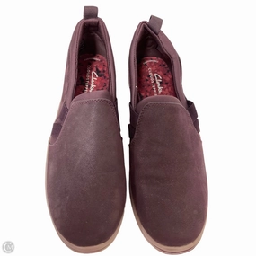Shoes Flats By Clarks In Red, Size: 7 Clarks leather shoes for daily wear