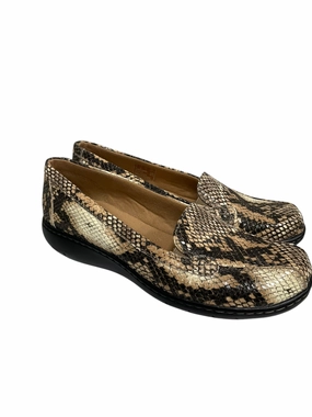 Shoes Flats By Clarks In Snakeskin Print, Size: 7.5 Clarks leather shoes for daily wear