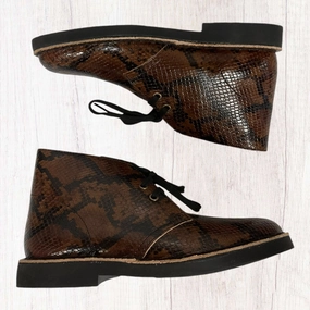 Shoes Flats By Clarks In Snakeskin Print, Size: 7 Clarks leather shoes for daily wear