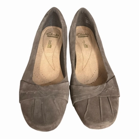 Shoes Flats By Clarks In Tan, Size: 7.5 Clarks leather shoes for daily wear
