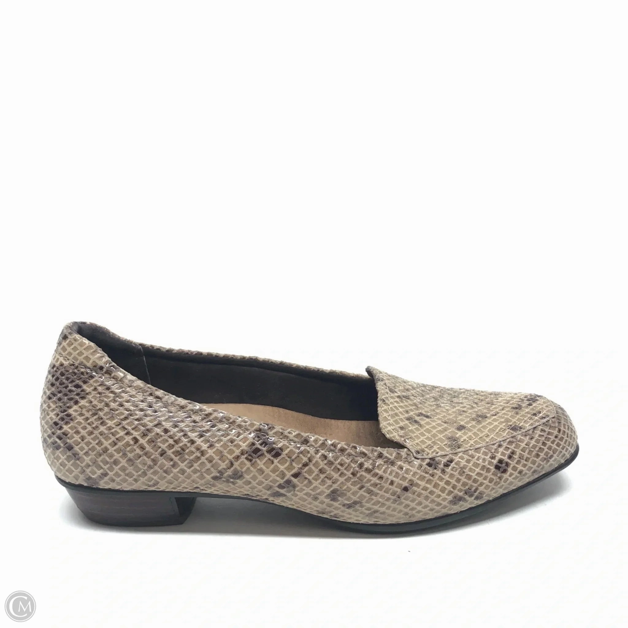 Shoes Flats By Clarks In Tan, Size: 8 Clarks leather shoes for daily wear