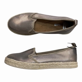 Shoes Flats By Clarks In Taupe, Size:8 Clarks leather shoes for daily wear