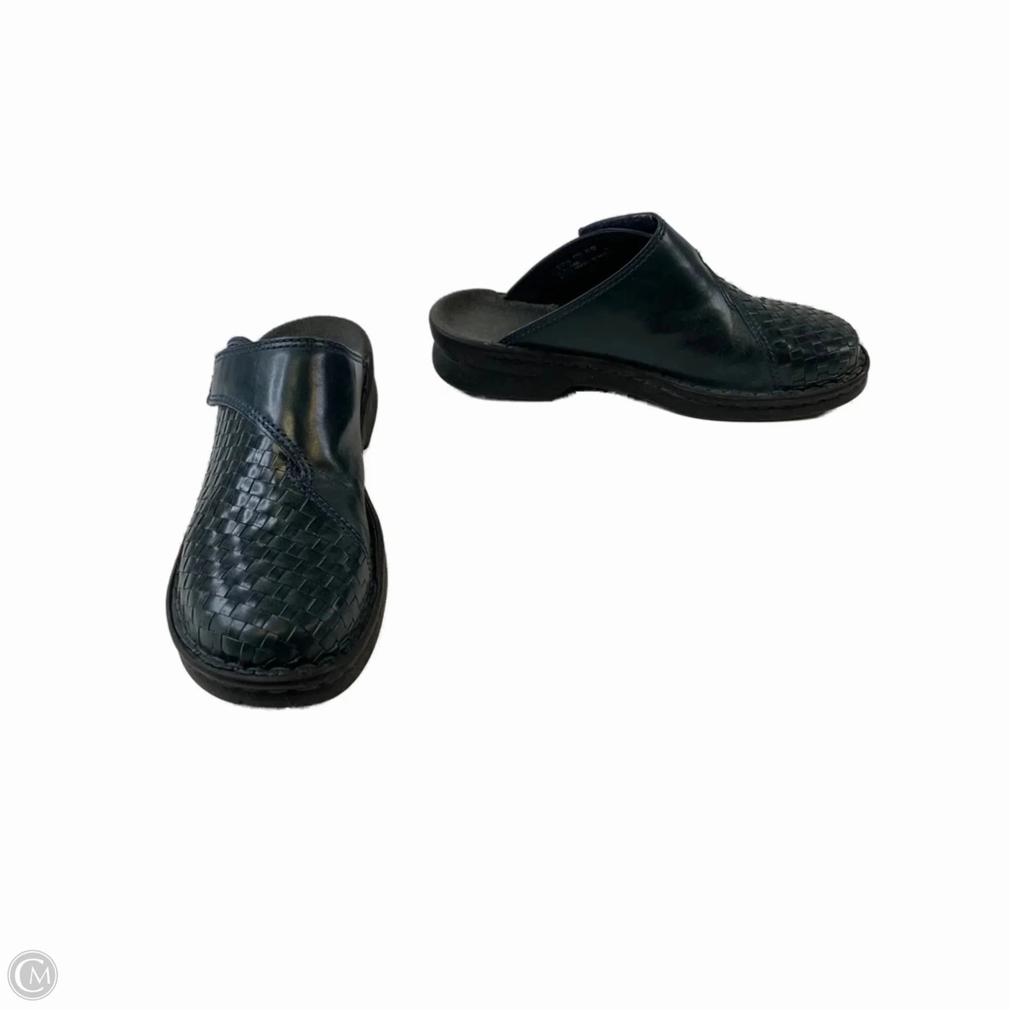Shoes Flats By Clarks In Teal, Size: 10.5 Leather Footwear