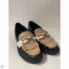 Shoes Flats By Marc Fisher In Black & Cream, Size: 9.5 Marc Fisher fashion shoes with block heels