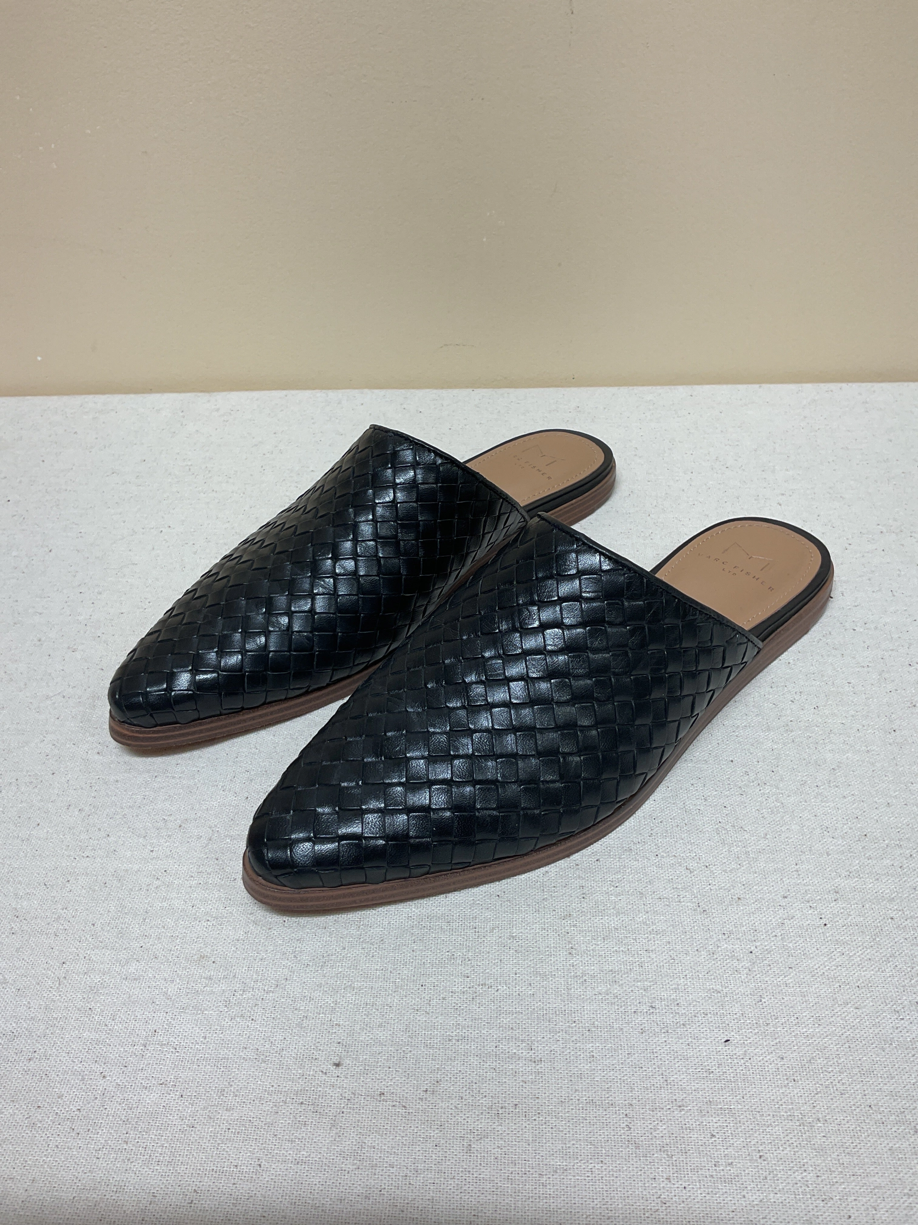 Shoes Flats By Marc Fisher In Black, Size:6 Marc Fisher fashion shoes with block heels