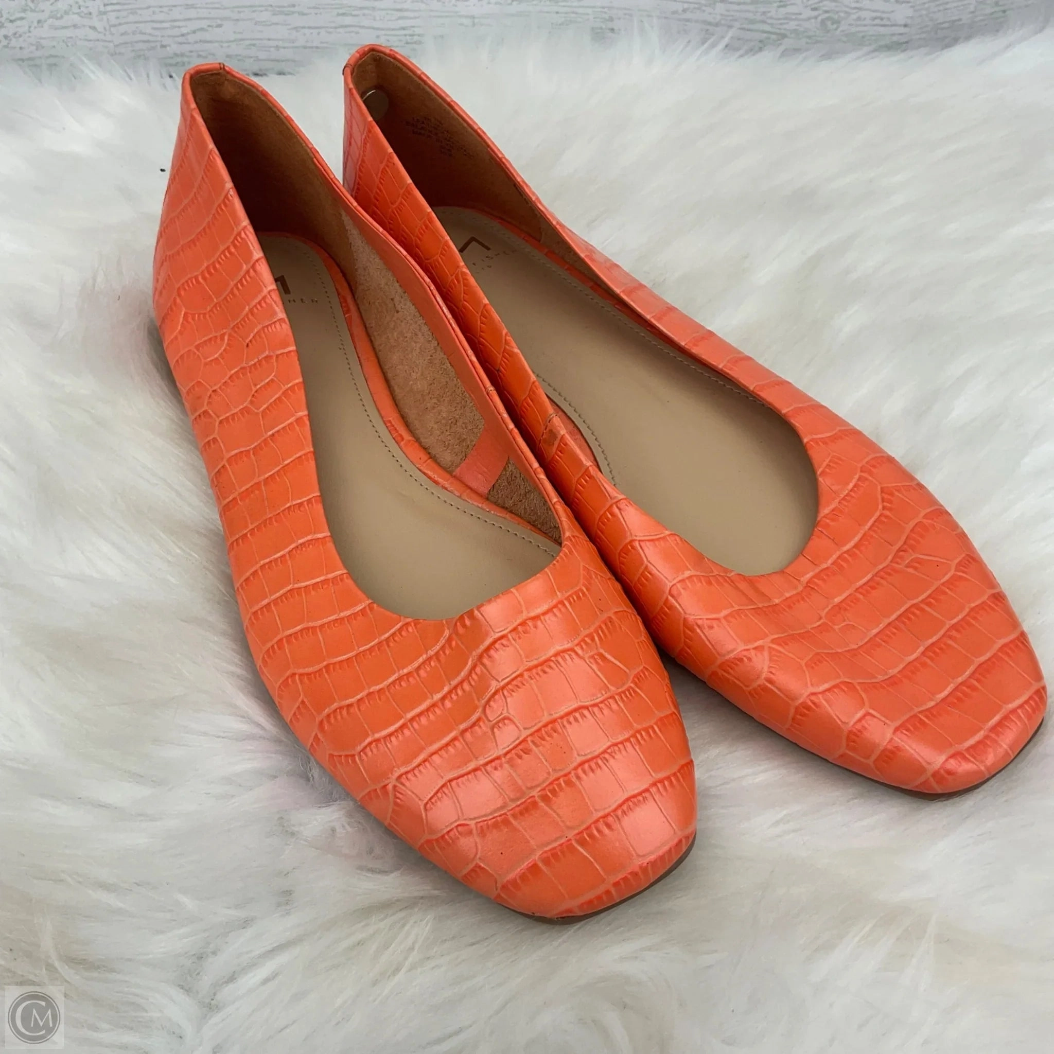 Shoes Flats By Marc Fisher In Orange, Size: 7 Fashion Heels
