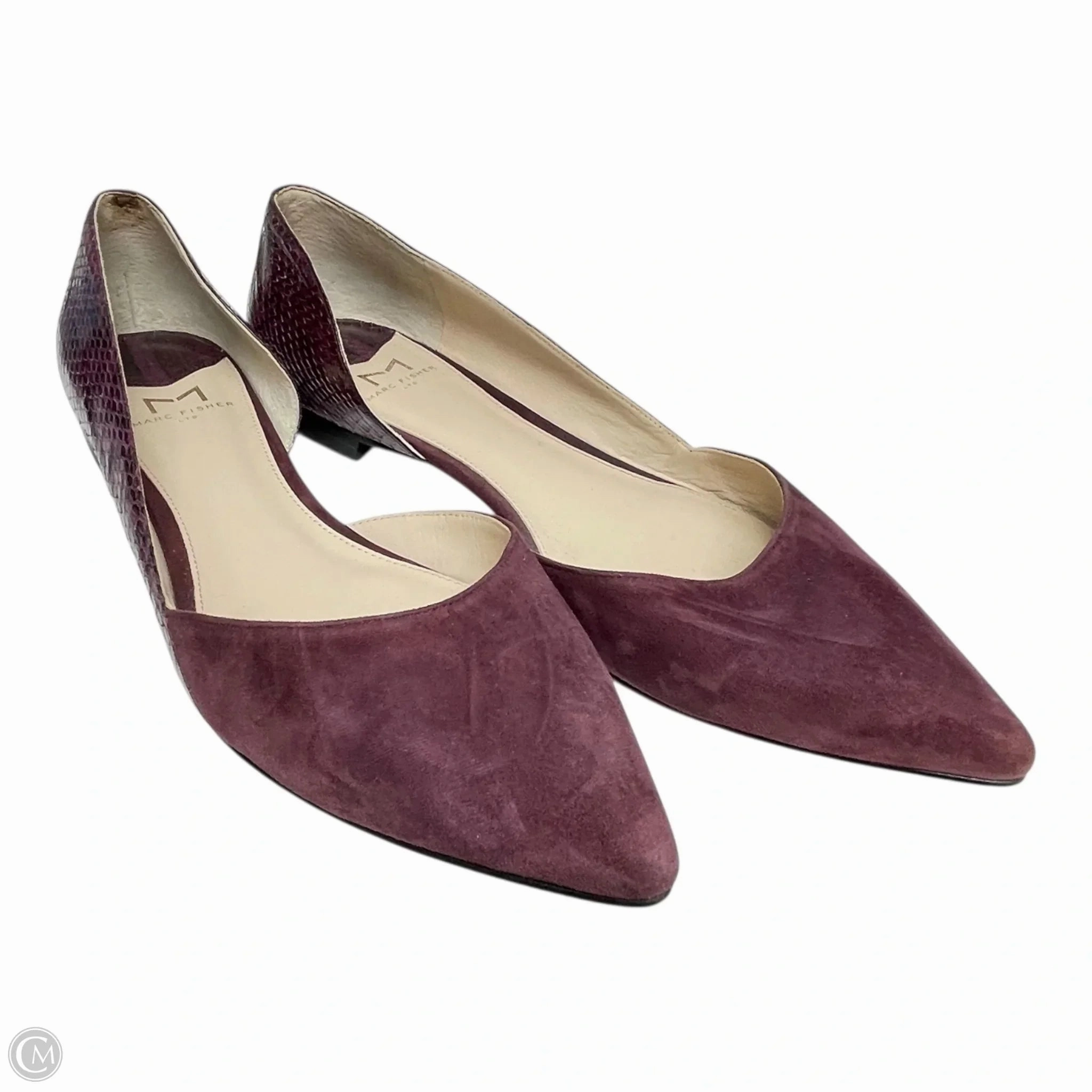 Shoes Flats By Marc Fisher In Purple, Size: 9 Fashion Heels