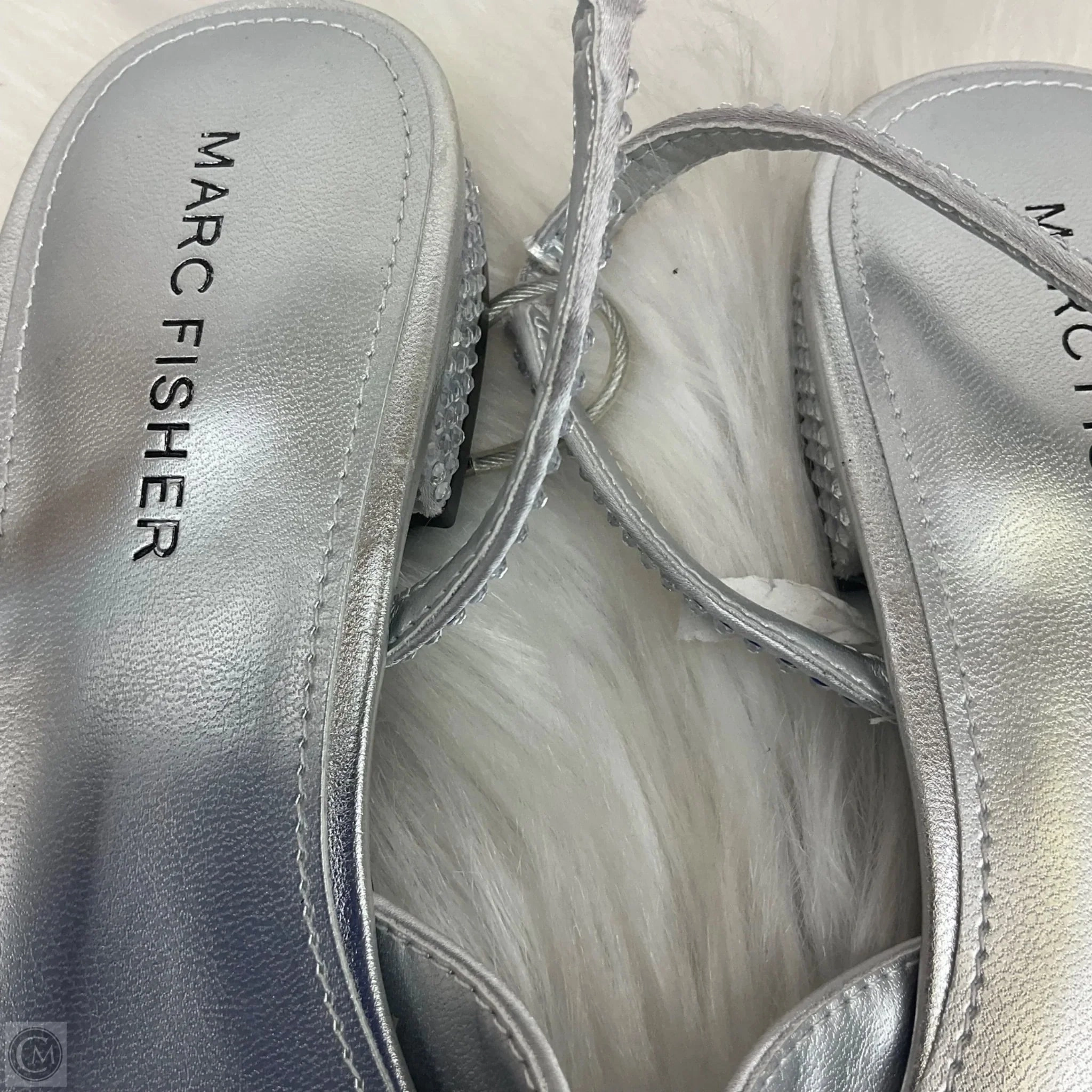 Shoes Flats By Marc Fisher In Silver, Size: 7 Fashion Heels