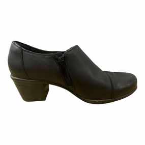 Shoes Heels Block By Clarks In Black, Size: 7 Clarks leather shoes for daily wear