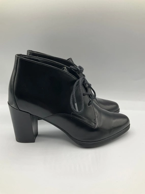 Shoes Heels Block By Clarks In Black, Size: 7 Clarks leather shoes for daily wear