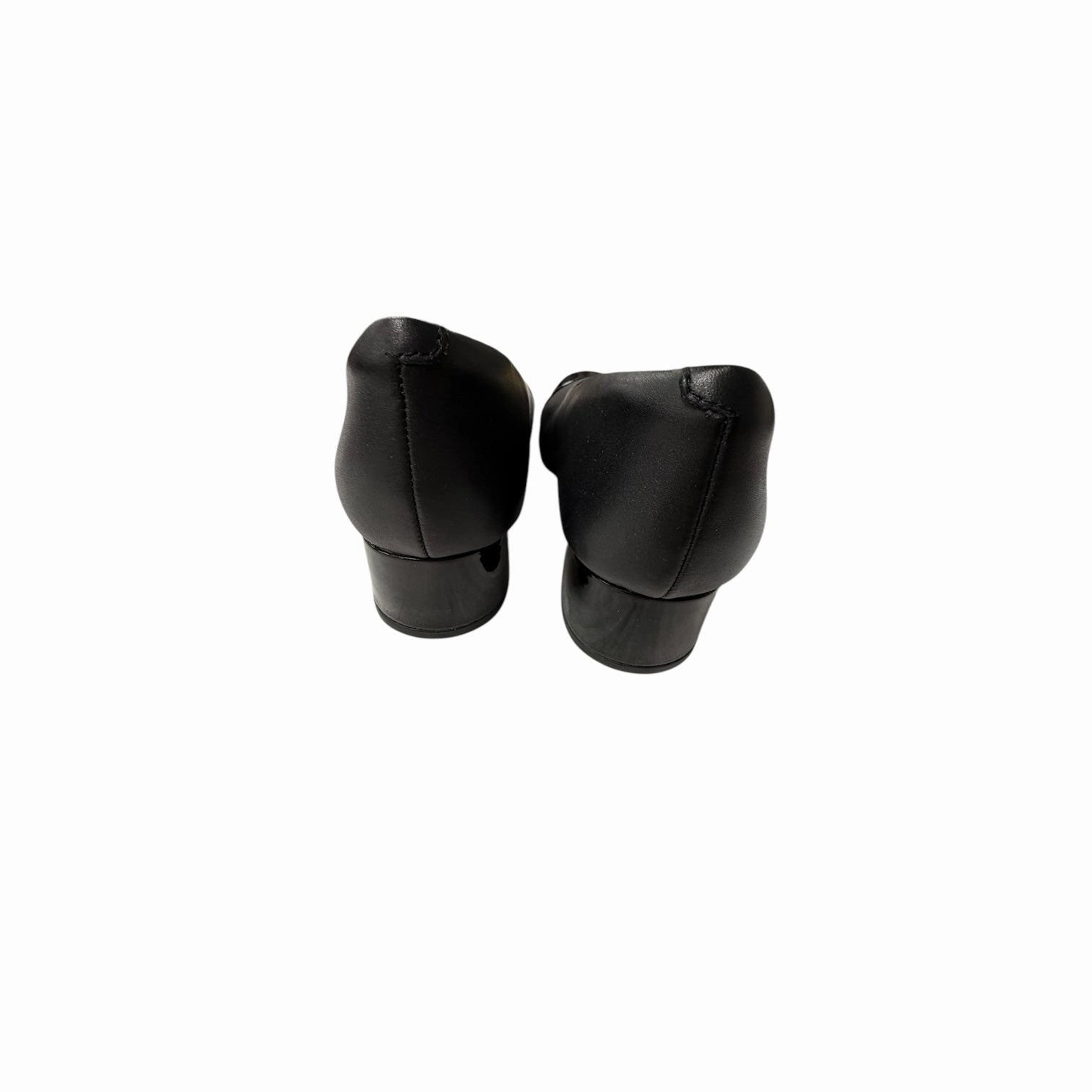 Shoes Heels Block By Clarks In Black, Size:8.5 Leather Footwear