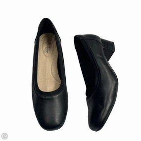 Shoes Heels Block By Clarks In Black, Size: 9 Clarks leather shoes for daily wear