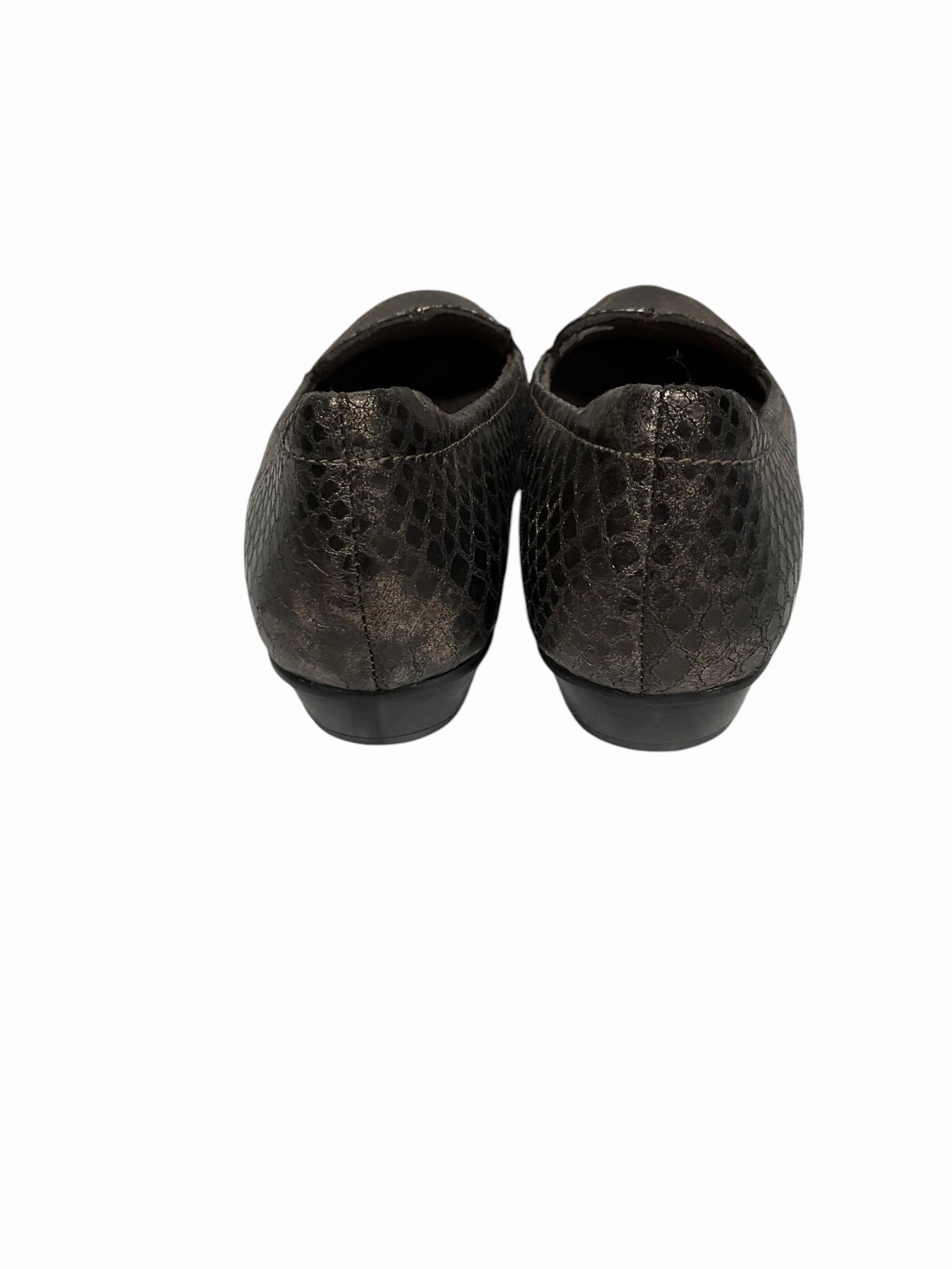 Shoes Heels Block By Clarks In Brown, Size: 6.5 Leather Footwear