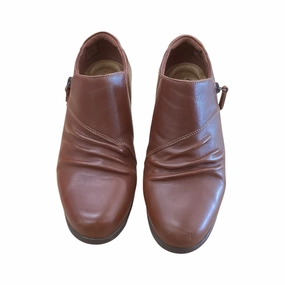 Shoes Heels Block By Clarks In Brown, Size:8 Clarks leather shoes for daily wear