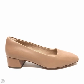 Shoes Heels Block By Clarks In Tan, Size: 9.5 Clarks leather shoes for daily wear