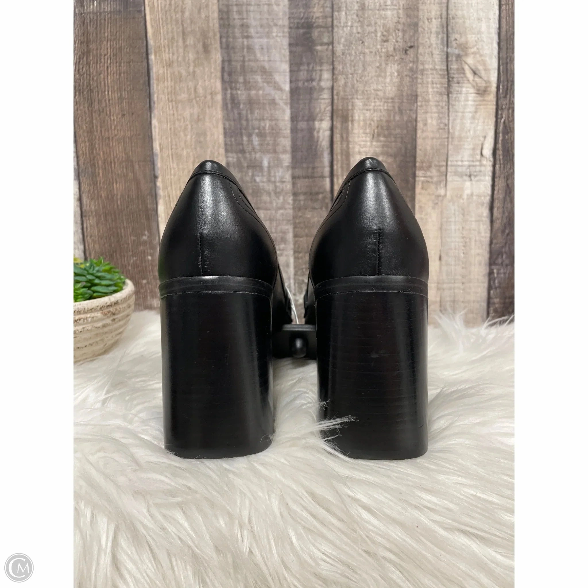 Shoes Heels Block By Marc Fisher In Black & White, Size: 7 Fashion Heels