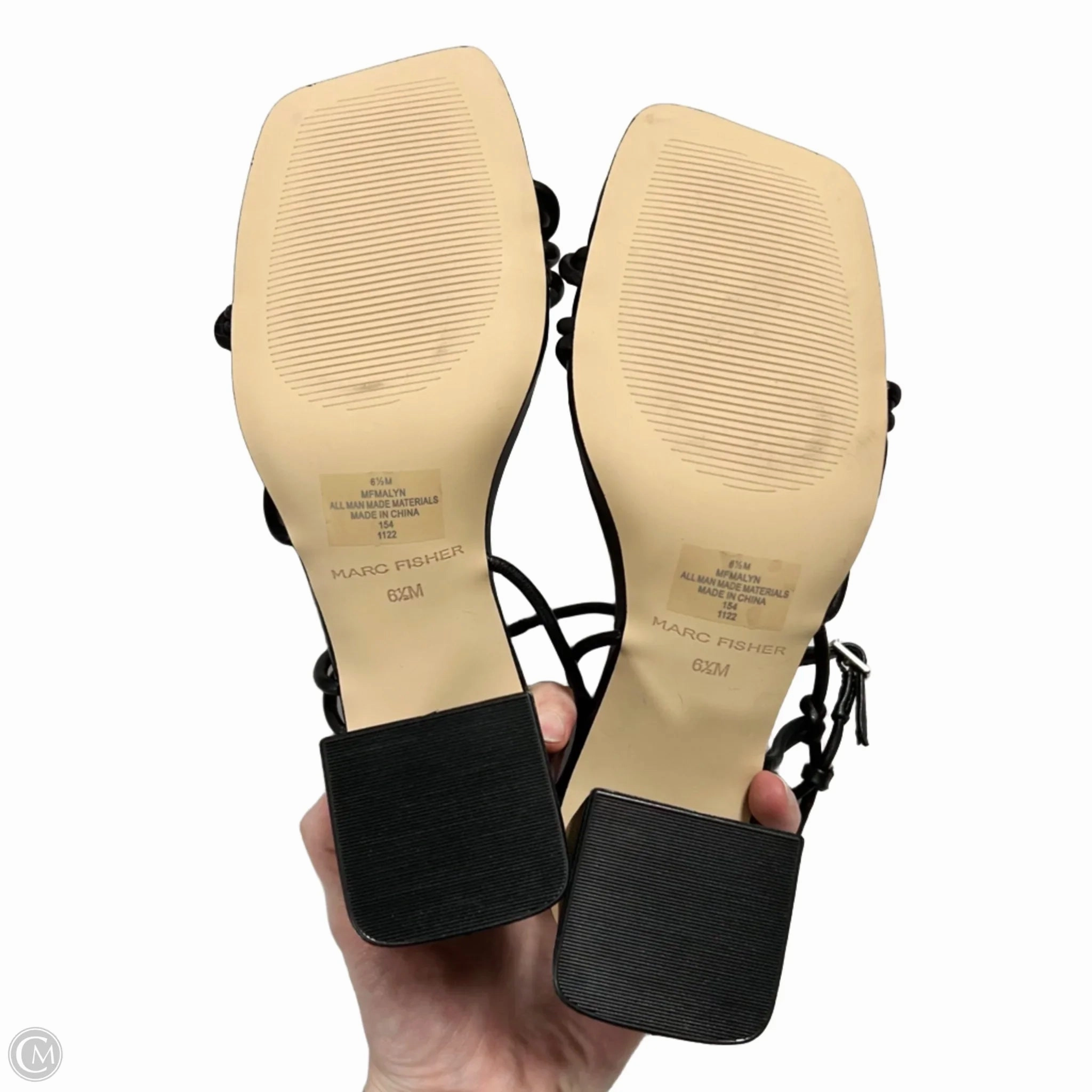 Shoes Heels Block By Marc Fisher In Black, Size: 6.5 Fashion Heels