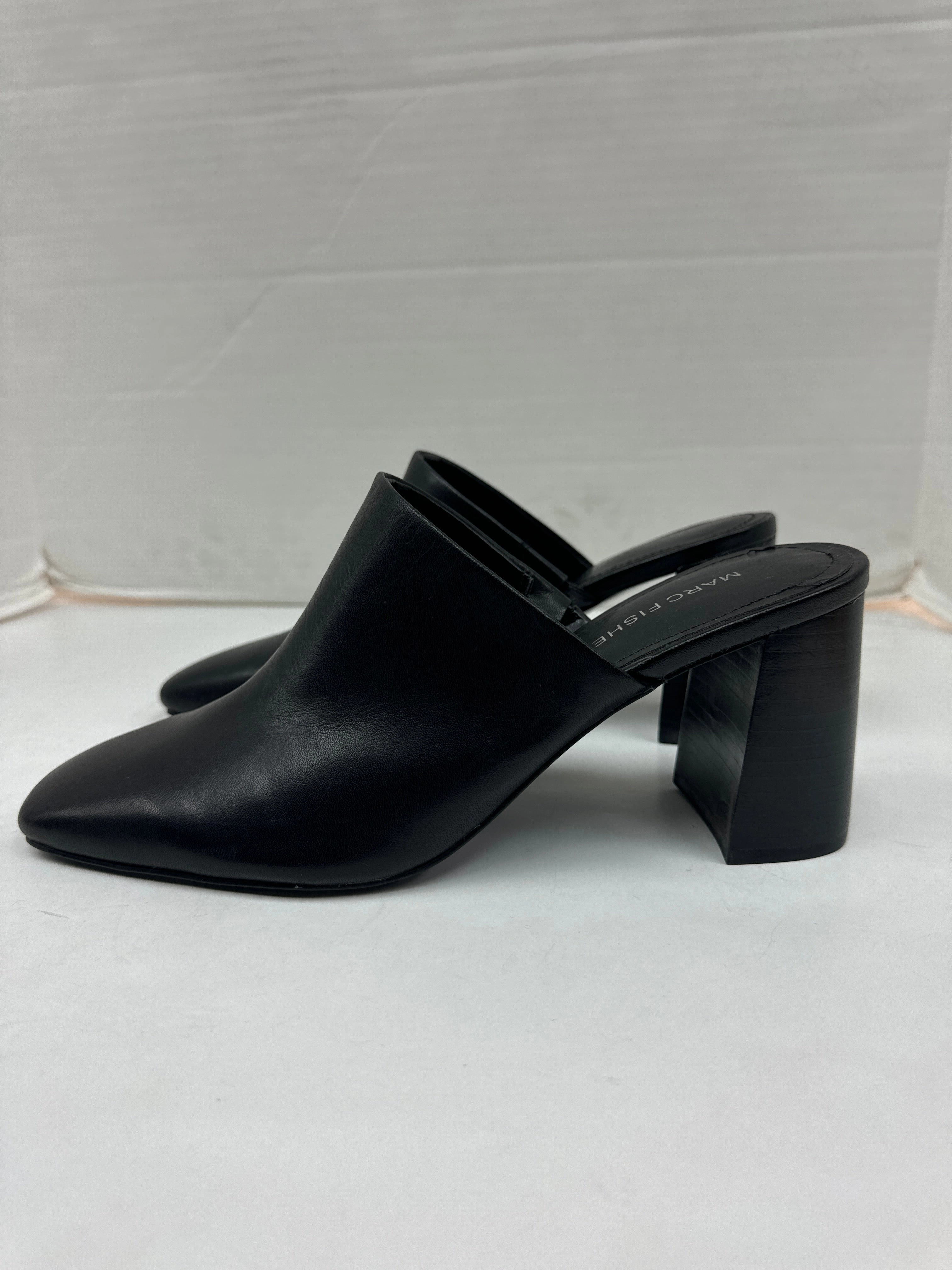 Shoes Heels Block By Marc Fisher In Black, Size: 8.5 Fashion Heels