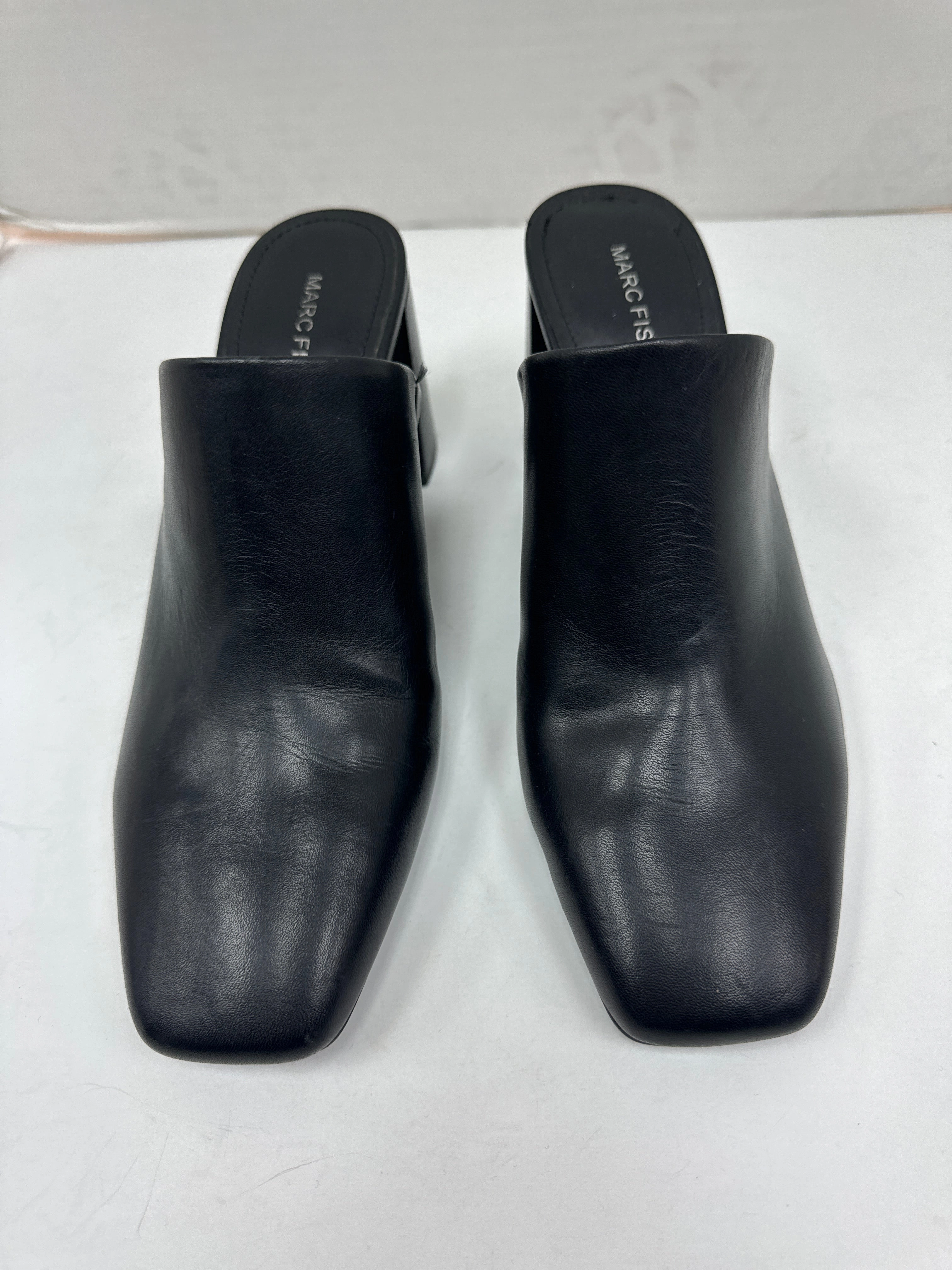 Shoes Heels Block By Marc Fisher In Black, Size: 8.5 Fashion Heels