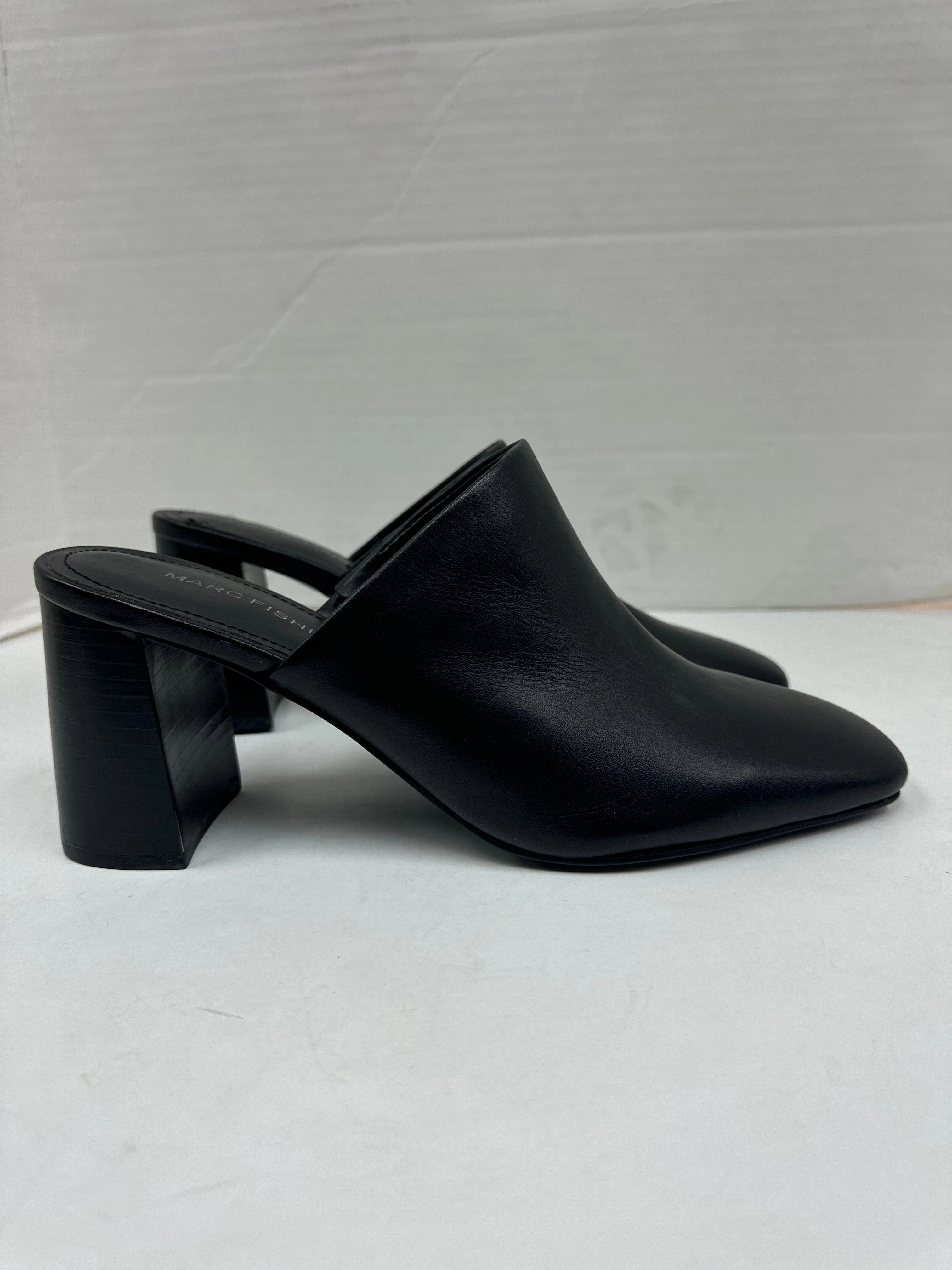 Shoes Heels Block By Marc Fisher In Black, Size: 8.5 Marc Fisher fashion shoes with block heels