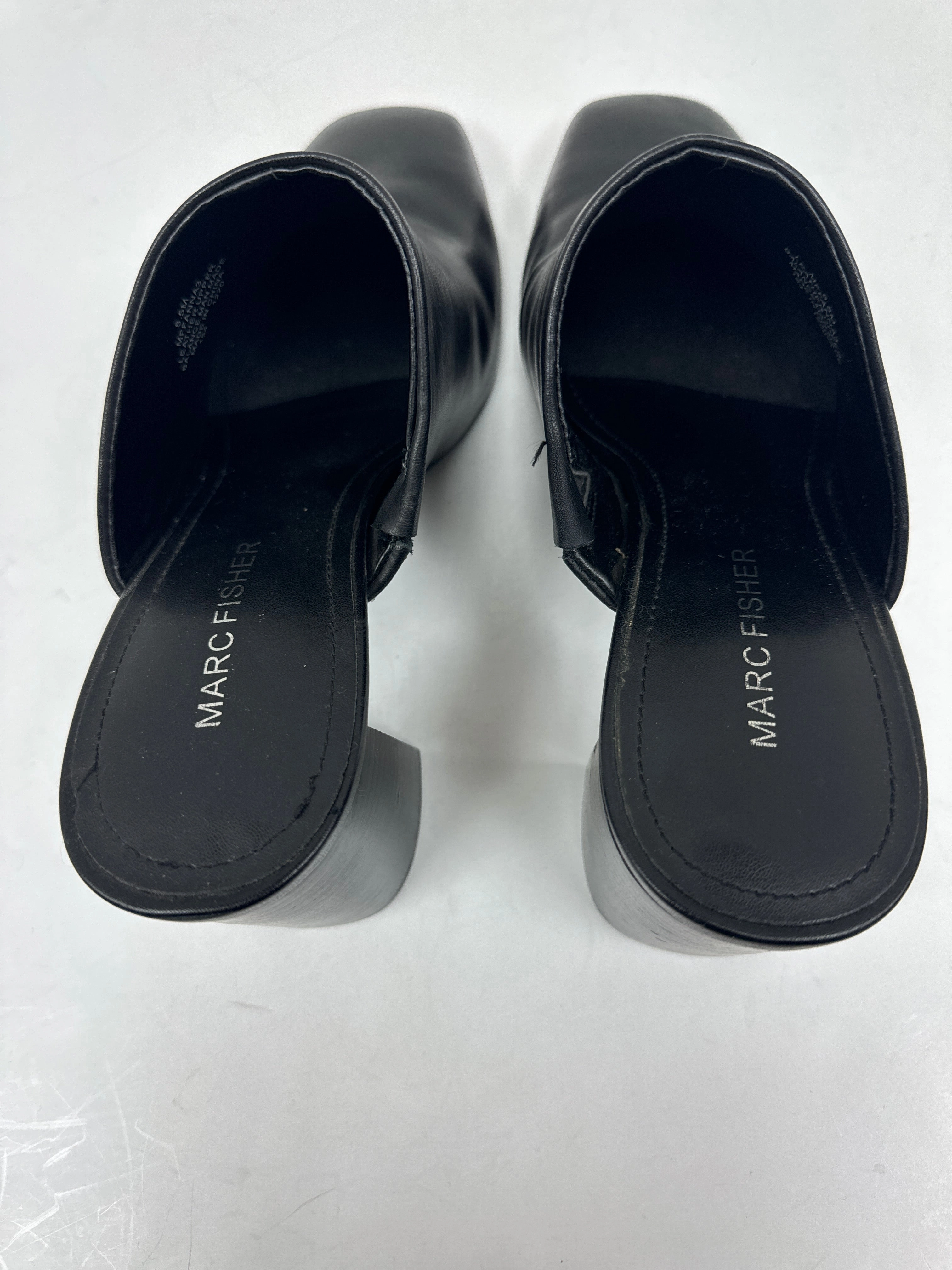 Shoes Heels Block By Marc Fisher In Black, Size: 8.5 Fashion Heels