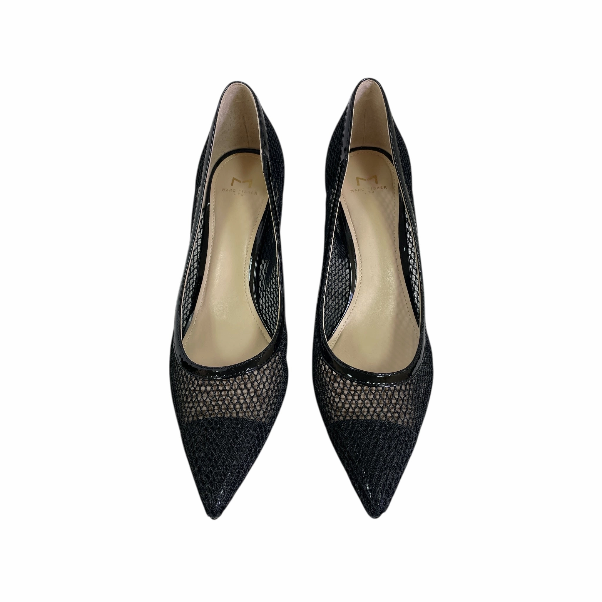 Shoes Heels Block By Marc Fisher In Black, Size:8 Fashion Heels