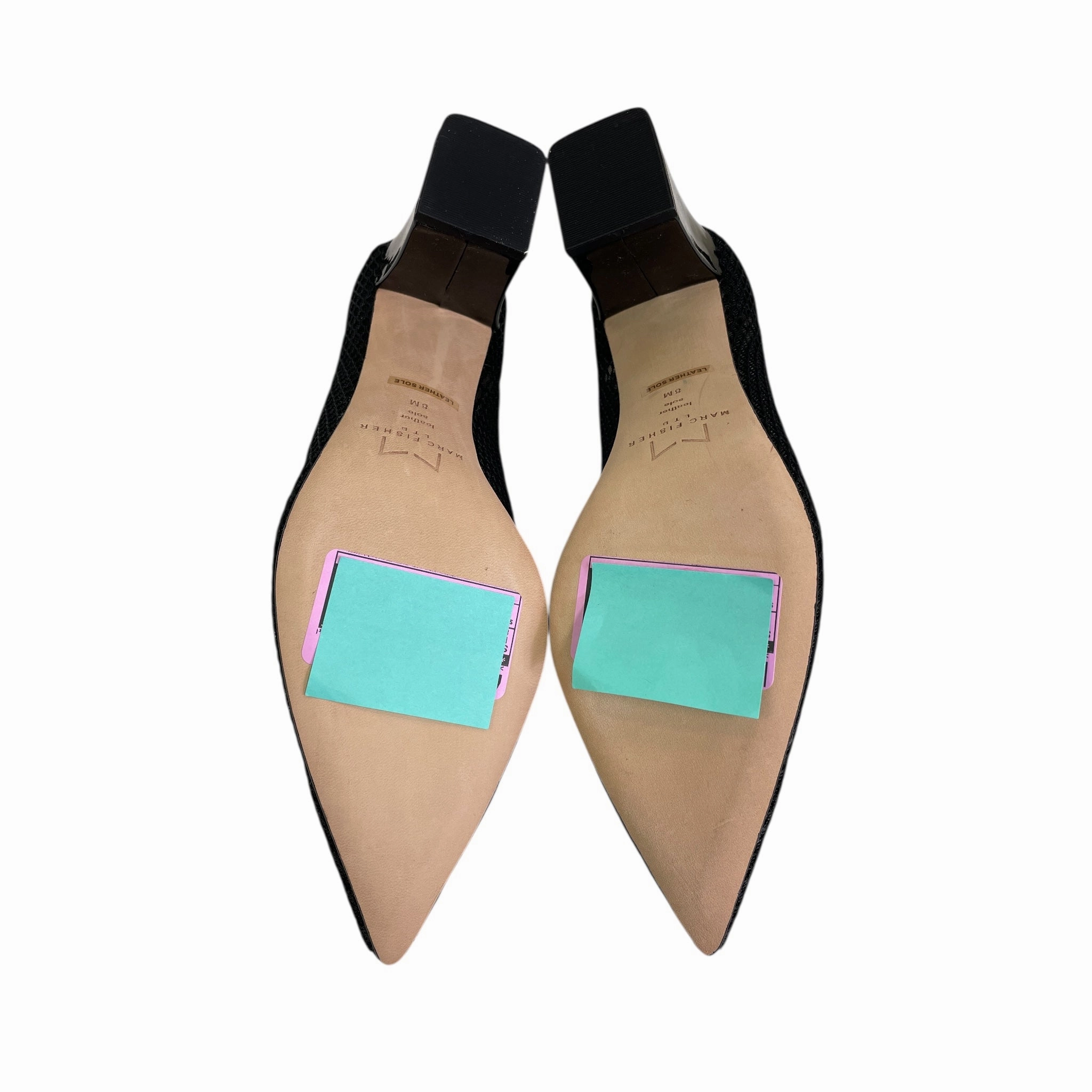 Shoes Heels Block By Marc Fisher In Black, Size:8 Fashion Heels