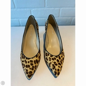 Shoes Heels Block By Marc Fisher In Brown & Cream, Size: 8 Marc Fisher fashion shoes with block heels