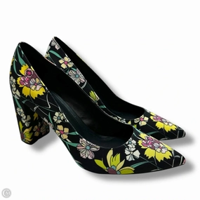 Shoes Heels Block By Marc Fisher In Floral Print, Size: 8 Marc Fisher fashion shoes with block heels