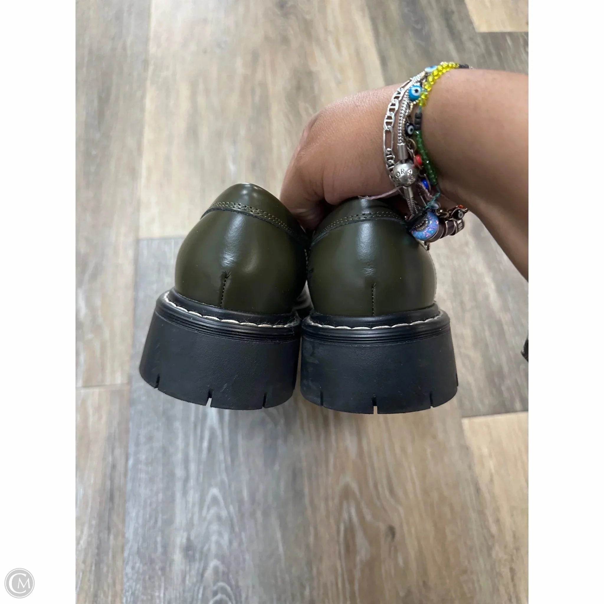 Shoes Heels Block By Marc Fisher In Green, Size: 6.5 Fashion Heels