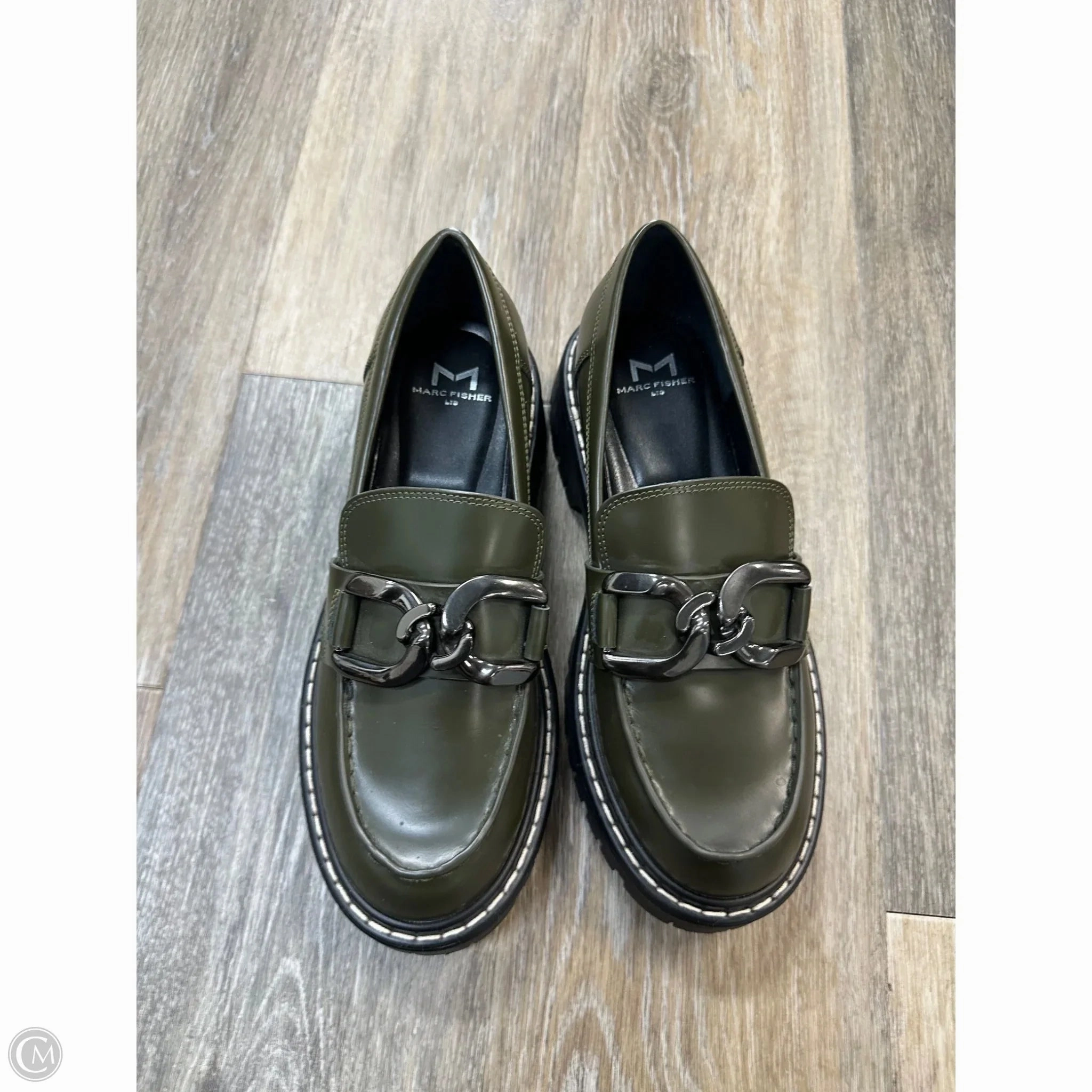 Shoes Heels Block By Marc Fisher In Green, Size: 6.5 Fashion Heels
