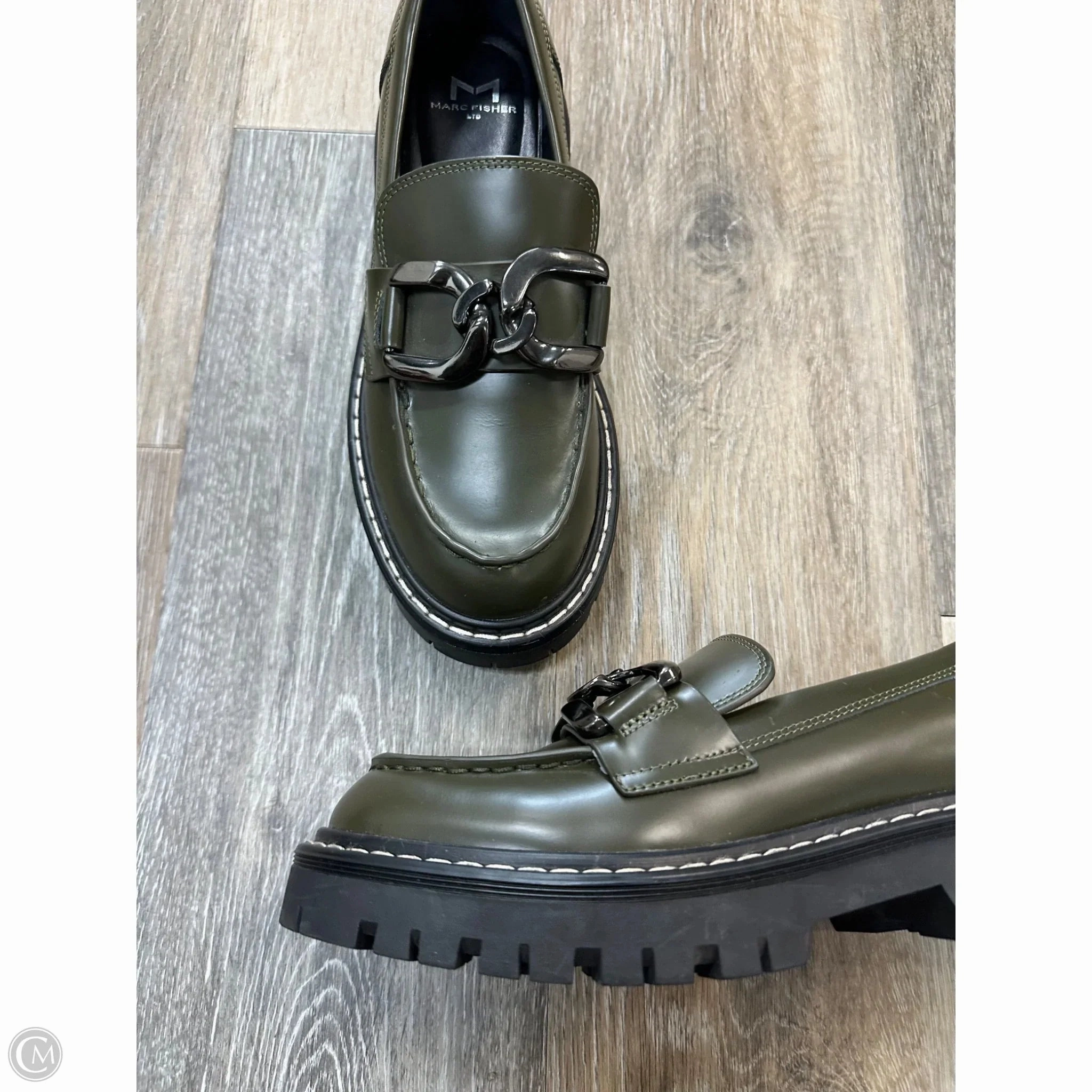 Shoes Heels Block By Marc Fisher In Green, Size: 6.5 Fashion Heels