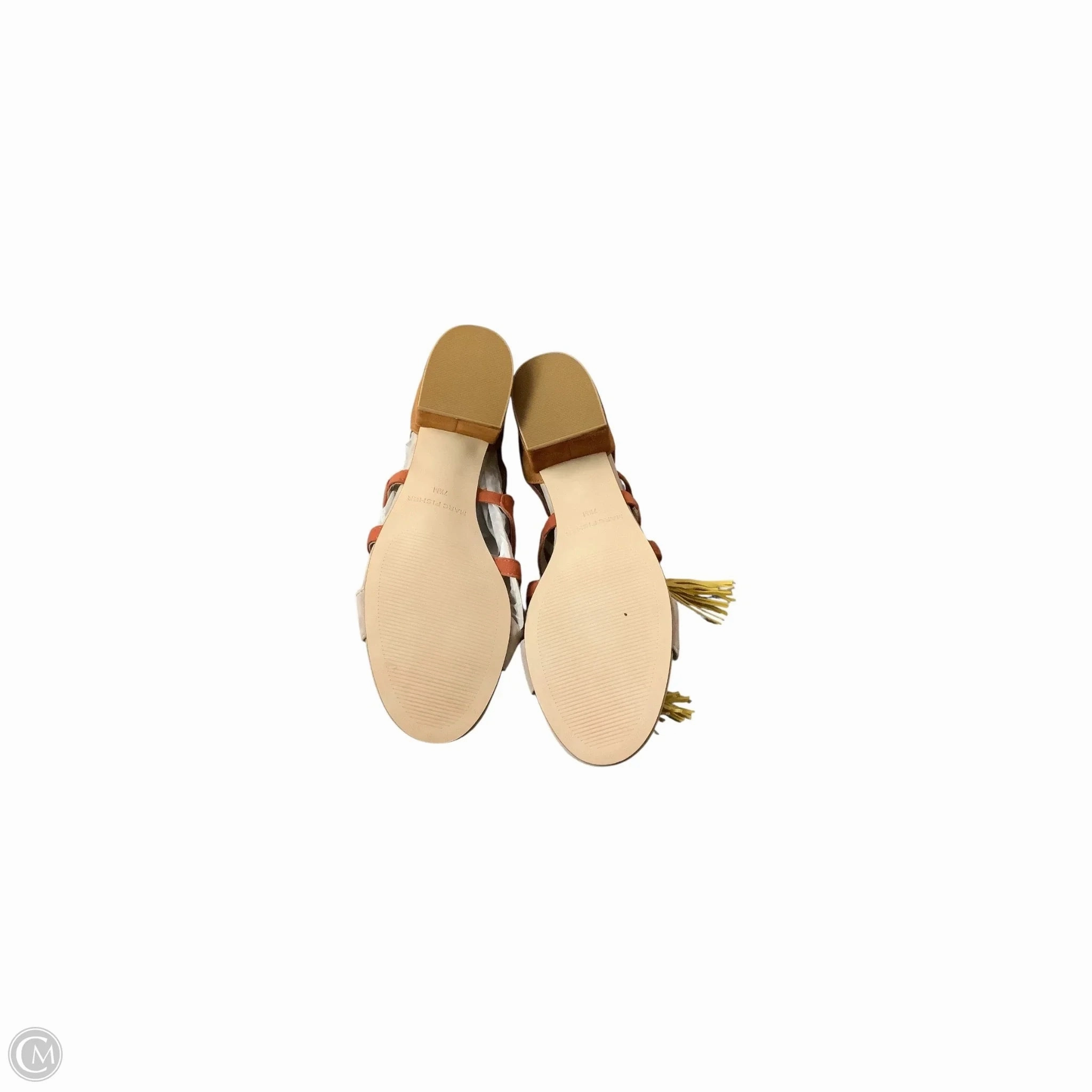 Shoes Heels Block By Marc Fisher In Orange, Size: 7.5 Fashion Heels