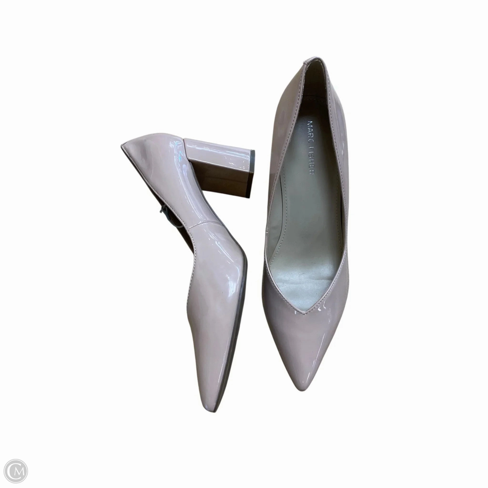 Shoes Heels Block By Marc Fisher In Tan, Size: 10 Fashion Heels