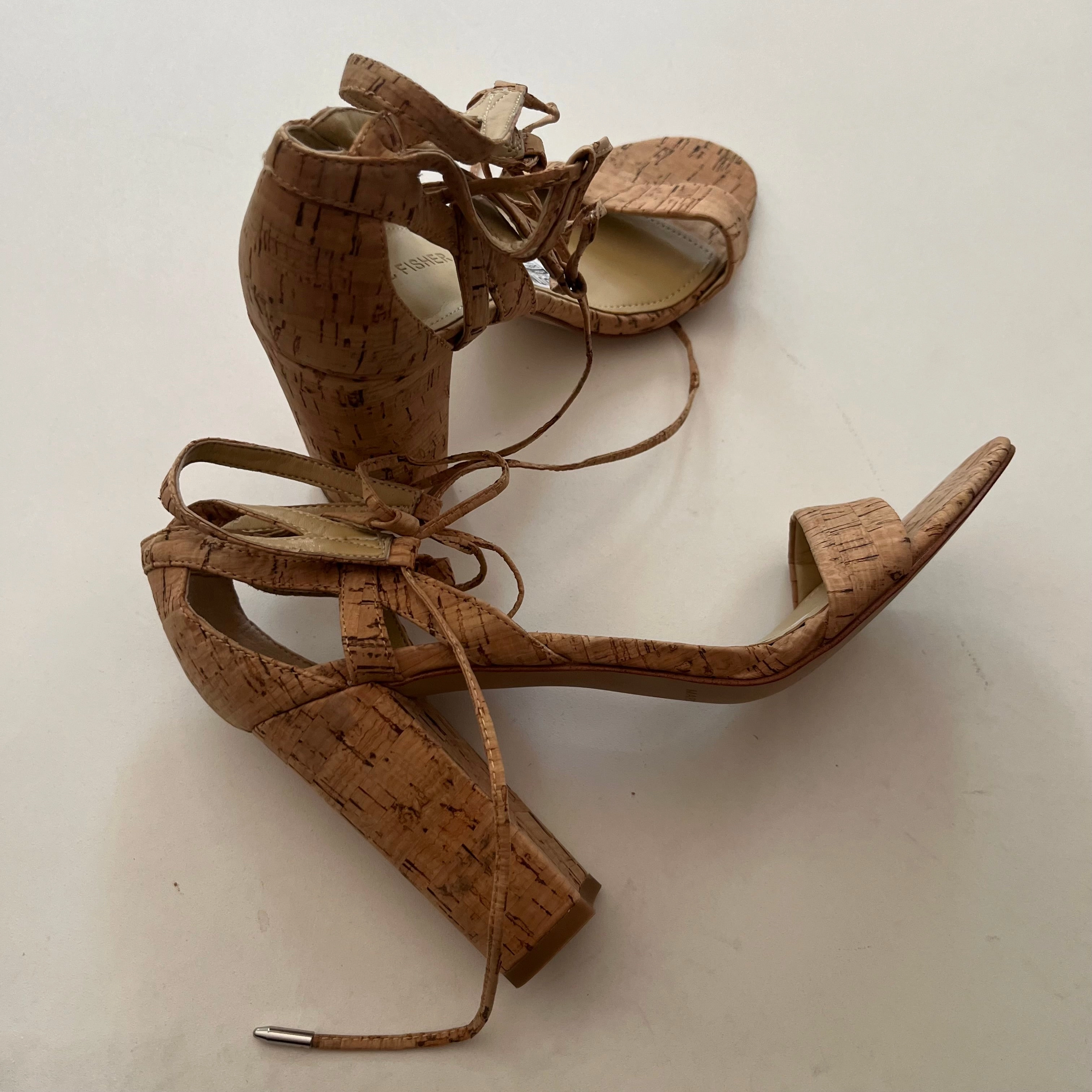 Shoes Heels Block By Marc Fisher In Tan, Size: 8.5 Fashion Heels