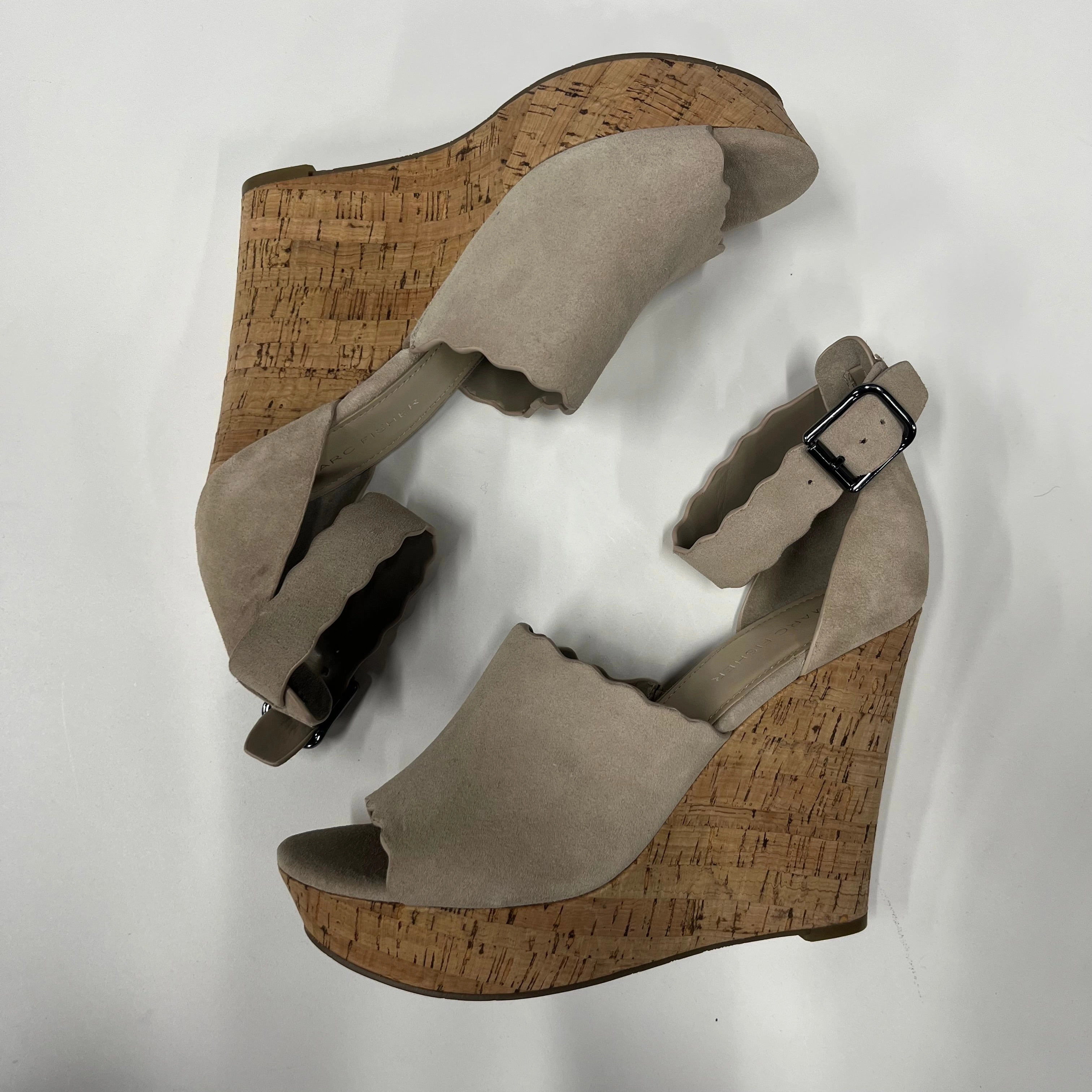 Shoes Heels Espadrille Wedge By Marc Fisher  Size: 9 Marc Fisher fashion shoes with block heels