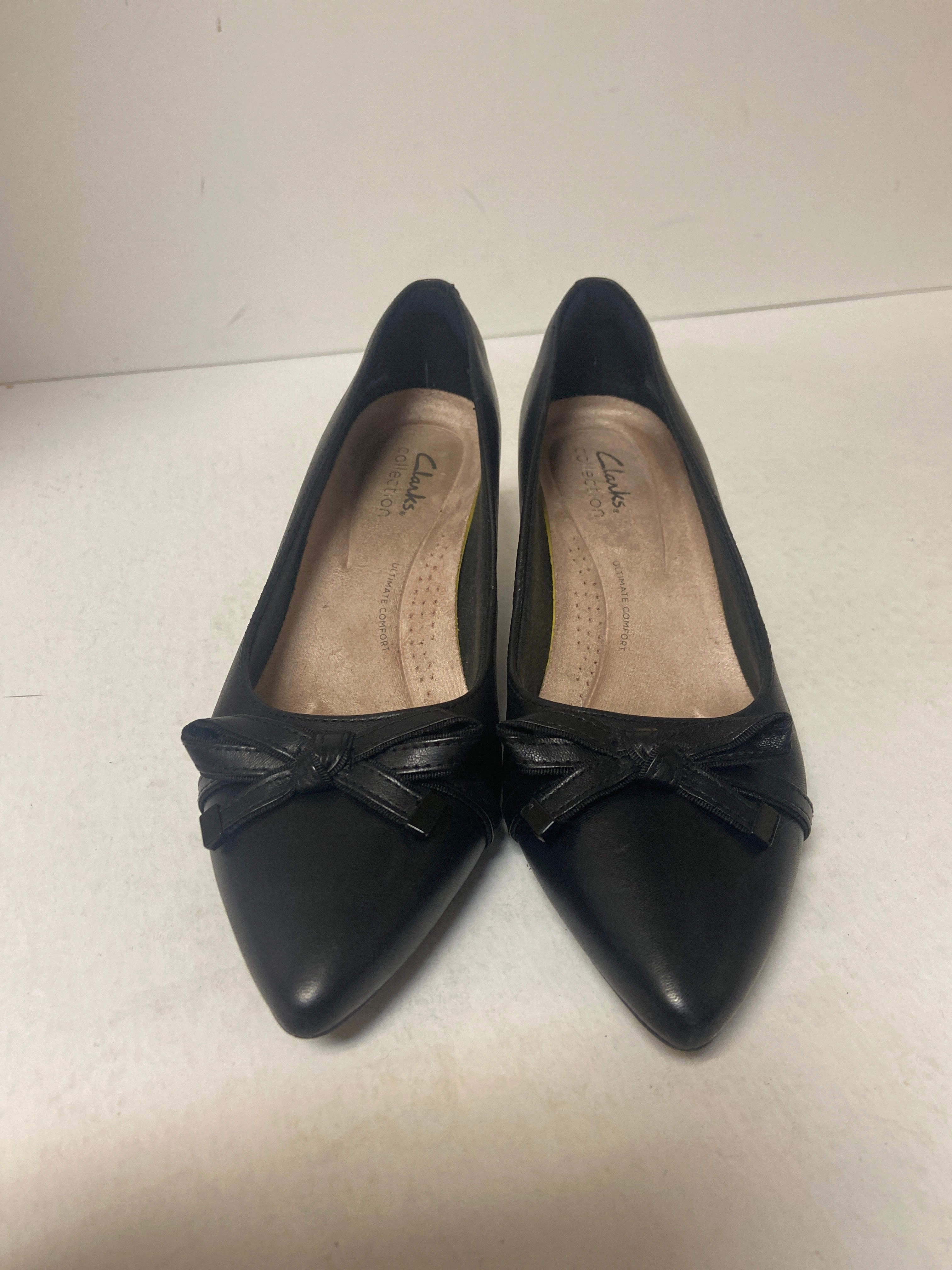 Shoes Heels Kitten By Clarks In Black, Size: 7 Clarks leather shoes for daily wear