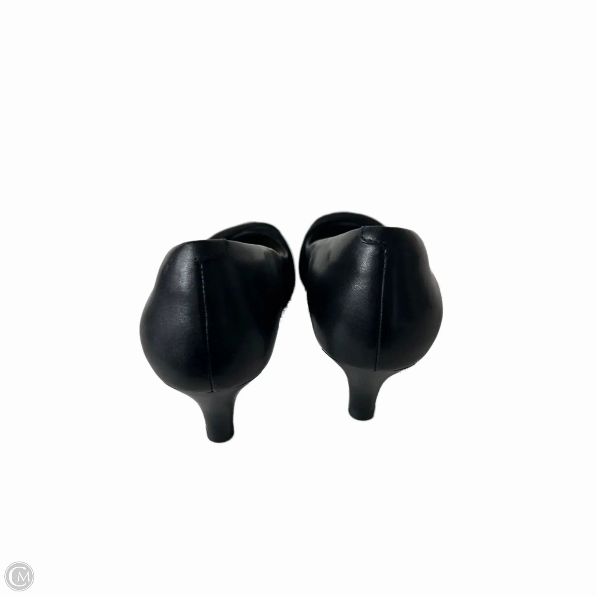 Shoes Heels Kitten By Clarks In Black, Size: 9 Leather Footwear