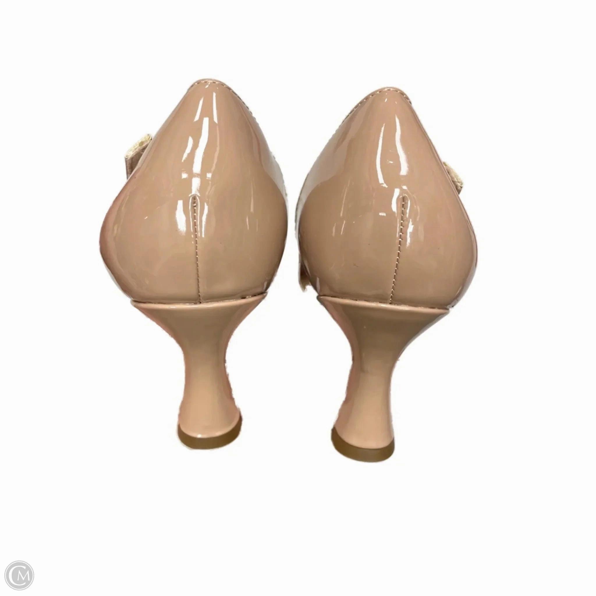 Shoes Heels Kitten By Clarks In Tan, Size: 8 Leather Footwear
