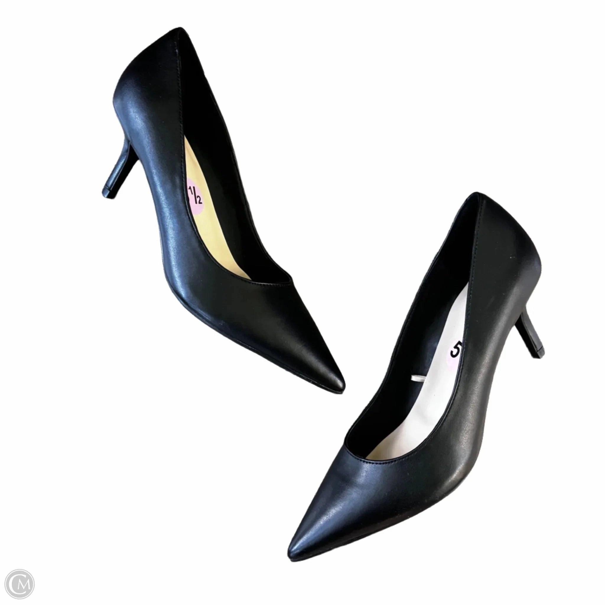 Shoes Heels Kitten By Marc Fisher In Black, Size: 5.5 Fashion Heels