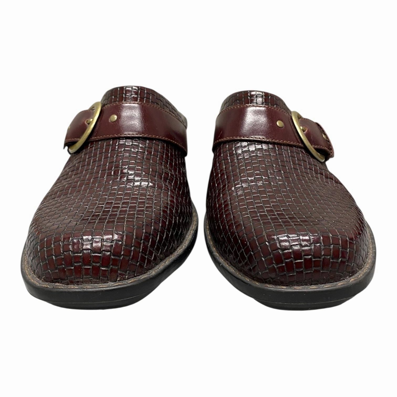 Shoes Heels Platform By Clarks In Red, Size:8.5 Leather Footwear