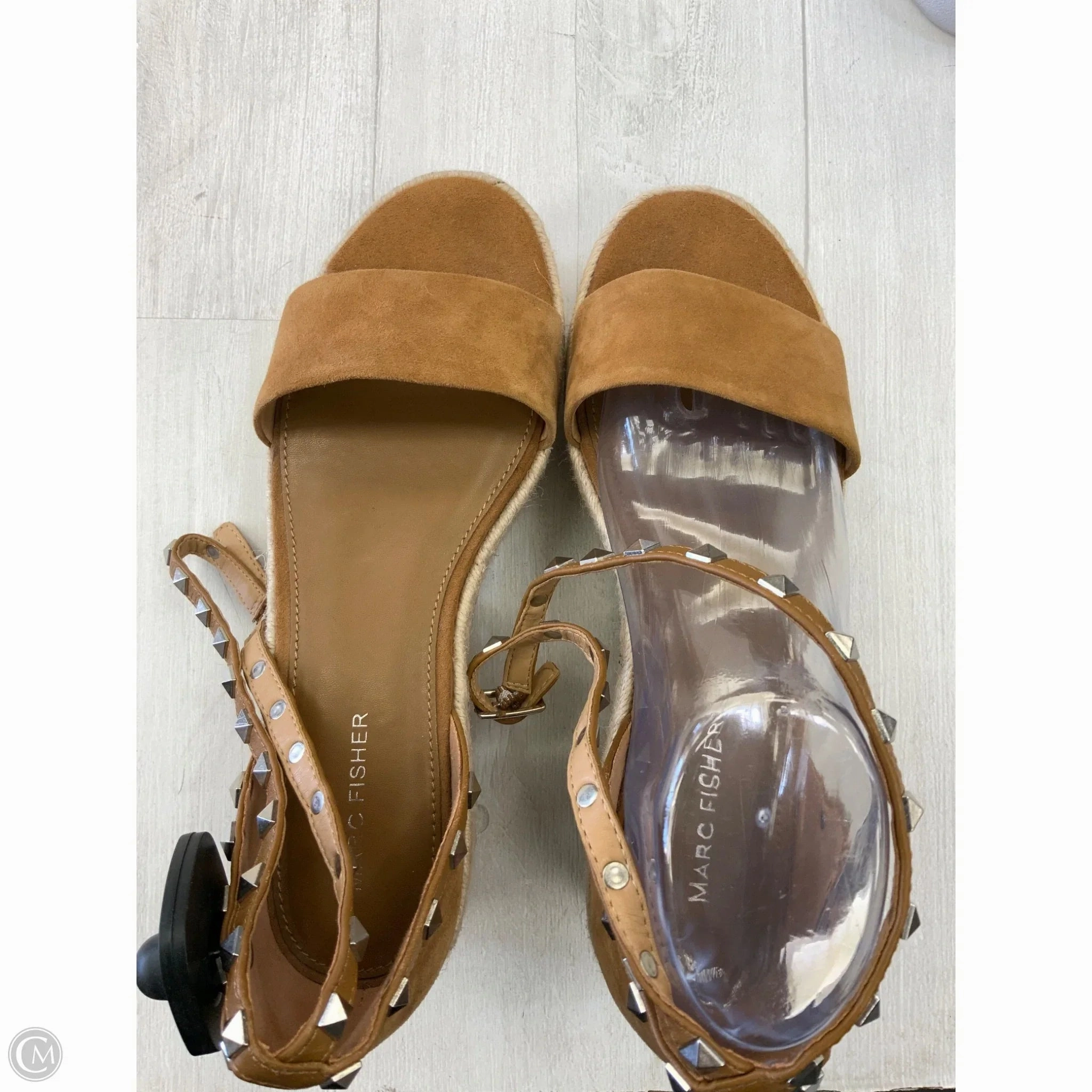 Shoes Heels Platform By Marc Fisher In Brown, Size: 8.5 Fashion Heels