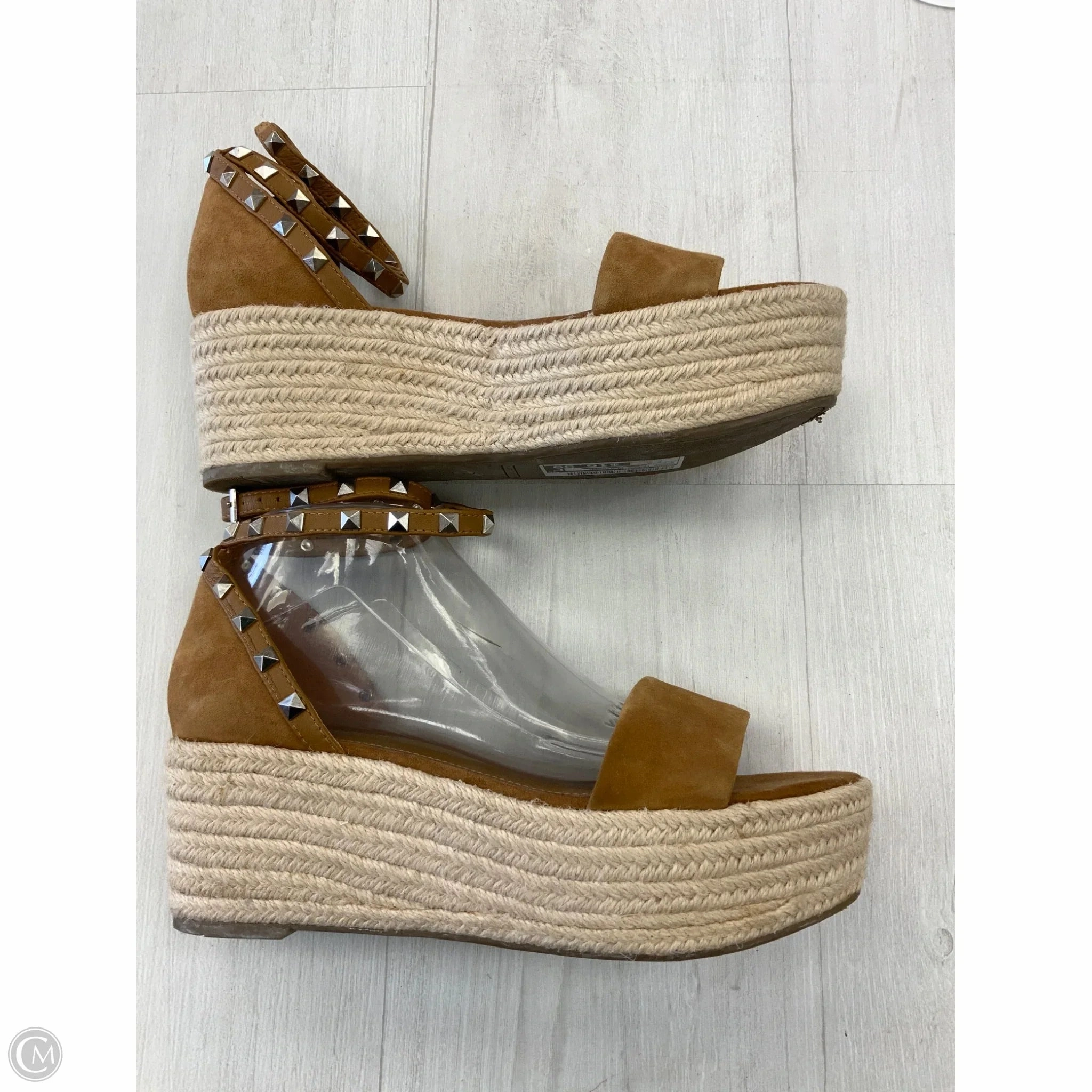 Shoes Heels Platform By Marc Fisher In Brown, Size: 8.5 Fashion Heels